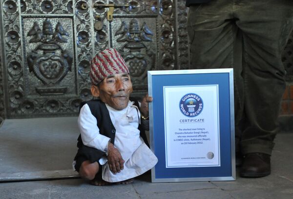 Самый маленький человек в мире Чандра Бахадур Данги. - Sputnik Кыргызстан