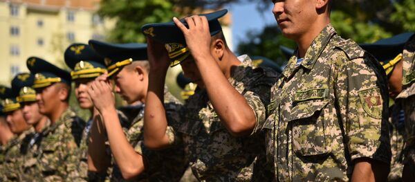 Солдаты Национальной Гвардии КР. Архивное фото - Sputnik Кыргызстан