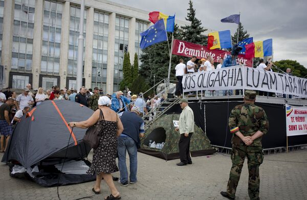 Акции протеста в Кишиневе - Sputnik Кыргызстан