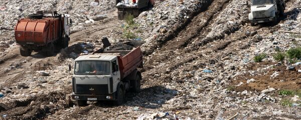 Мусорный полигон. Архивное фото Мусорный полигон. Архивное фото - Sputnik Кыргызстан