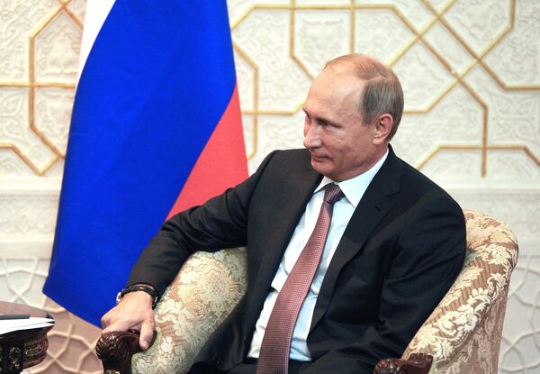 Рабочий визит президента РФ В.Путина в Таджикистан для участия в саммите ОДКБ. - Sputnik Кыргызстан