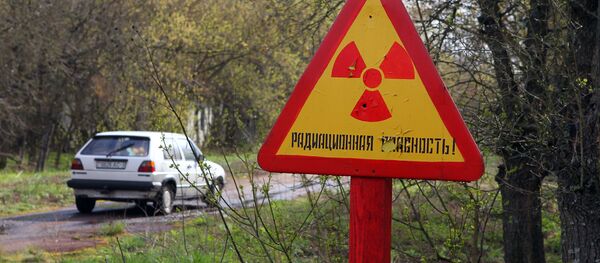 Табличка Радиационная опасность. Архивное фото - Sputnik Кыргызстан