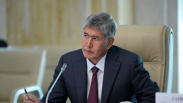 Президент Кыргызской Республики Алмазбек Атамбаев. Архивное фотоё - Sputnik Кыргызстан