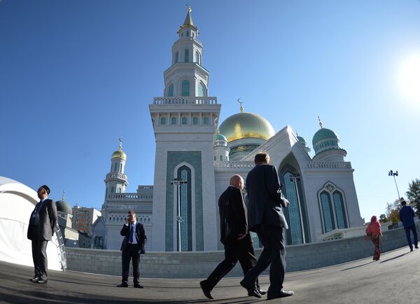 Московская соборная мечеть открылась после реставрации в Москве. - Sputnik Кыргызстан