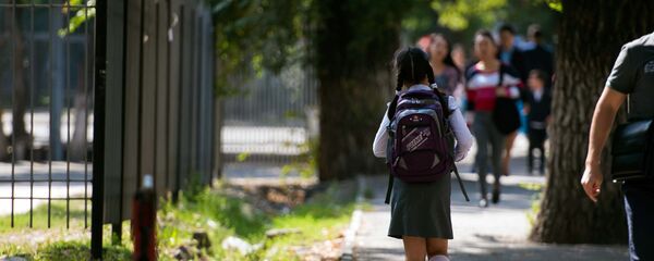 Бишкектин мектеп окуучусу. Архив - Sputnik Кыргызстан