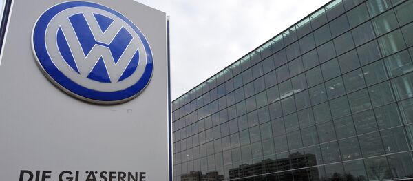 Здание завода Volkswagen в Дрездене. Архивное фото - Sputnik Кыргызстан