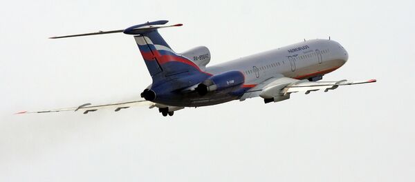 Самолет Ту-154м авиакомпании Аэрофлот. Архивное фото - Sputnik Кыргызстан