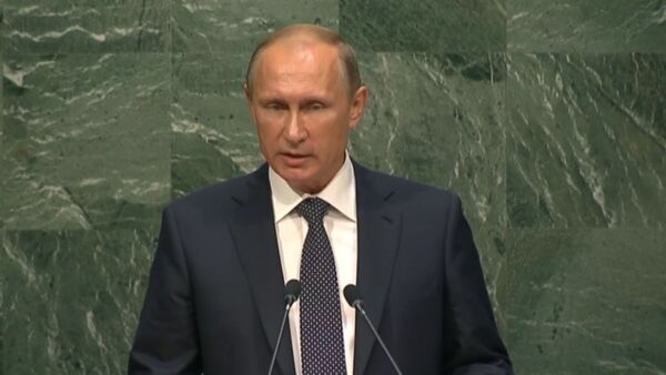 СПУТНИК_LIVE: Выступление Владимира Путина на 70-й сессии Генеральной Ассамблеи ООН - Sputnik Кыргызстан