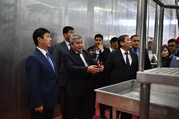 Открытие мясного комбината в Бишкеке - Sputnik Кыргызстан