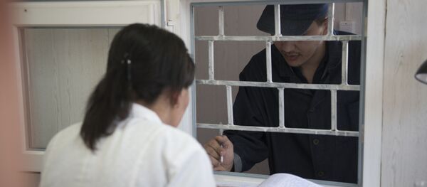 Заключенный в одном из колоний Бишкека. Архивное фото - Sputnik Кыргызстан