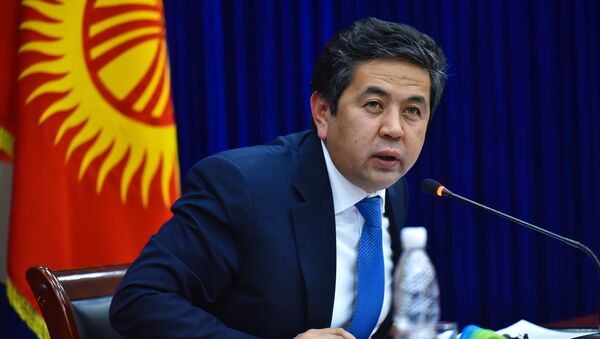 Биринчи вице-премьер Тайырбек Сарпашев. Архив - Sputnik Кыргызстан