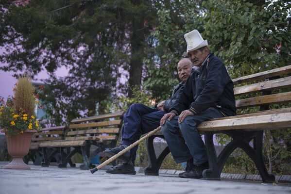 Бабушки и дедушки могут часами просиживать в саду - Sputnik Кыргызстан