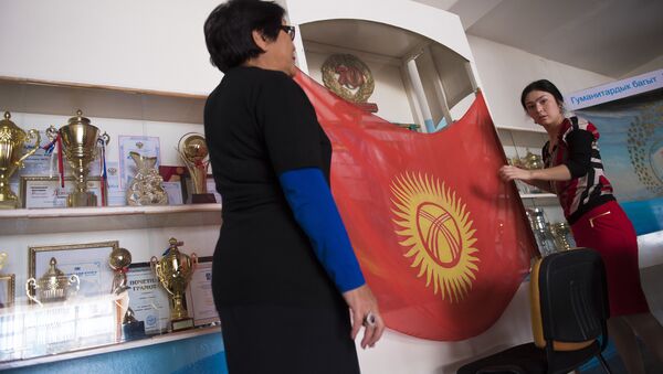 Подготовка избирательных участков к выборам в Кыргызстане. Архивное фото - Sputnik Кыргызстан