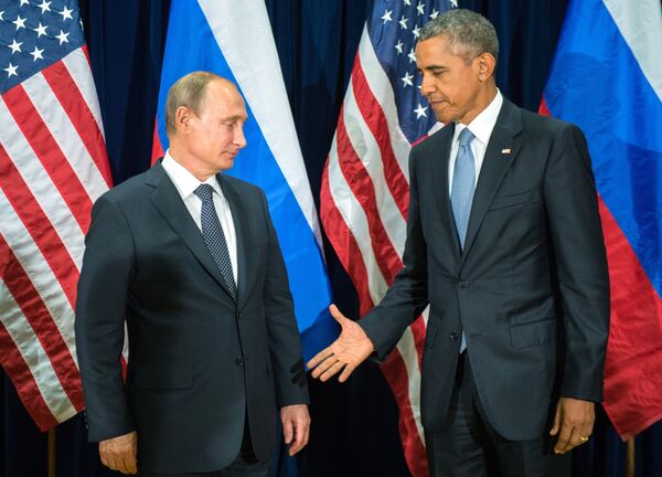 России Владимир Путин и президент США Барак Обама. Архивное фото - Sputnik Кыргызстан