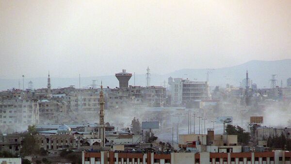 Боевые действия в пригороде Дамаска. Архивное фото - Sputnik Кыргызстан