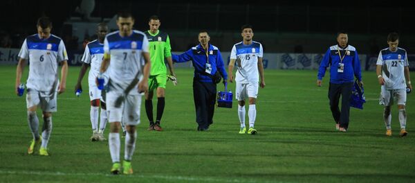 Кыргызстан – Австралия футбол беттеши учурунда. Архив - Sputnik Кыргызстан