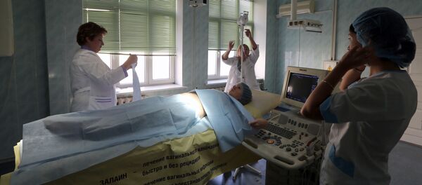 Процедура перинательной диагностики развития плода. Архивное фото - Sputnik Кыргызстан