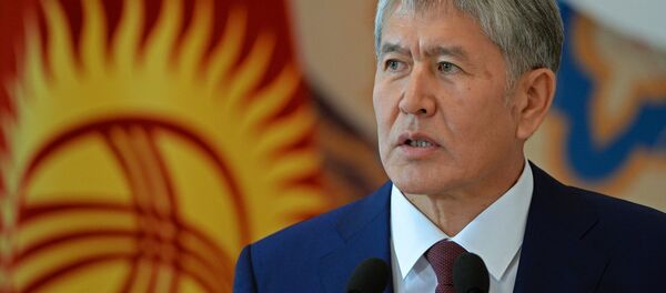 Президент Кыргызской Республики Алмазбек Атамбаев. Архивное фото - Sputnik Кыргызстан