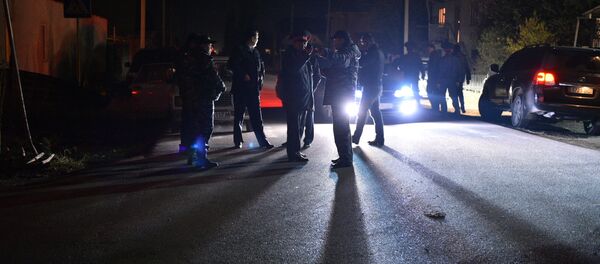 Сотрудники МВД во время поисковых работ. Архивное фото - Sputnik Кыргызстан