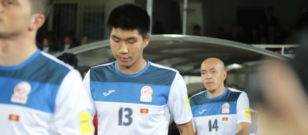 Дебютант сборной КР по футболу Тамирлан Козубаев. Архивное фото - Sputnik Кыргызстан