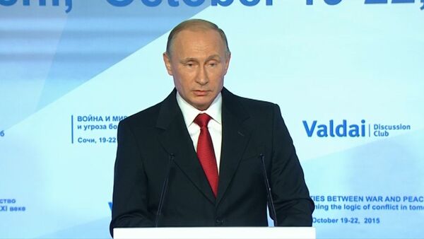LIVE: Выступление Путина на сессии дискуссионного клуба Валдай - Sputnik Кыргызстан