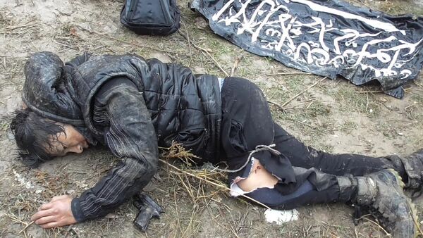 Раненого беглеца унесли на носилках. Видео с места задержания - Sputnik Кыргызстан