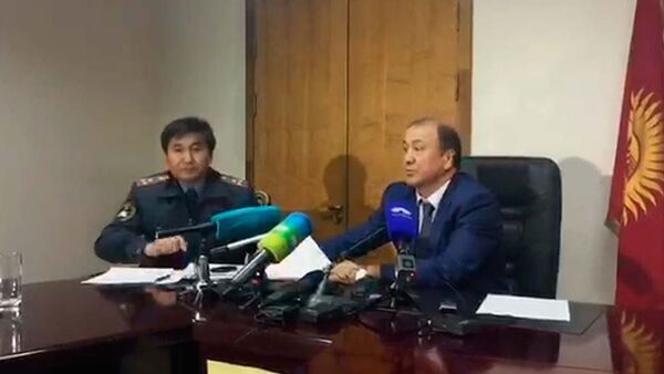 LIVE: пресс-конференция главы МВД Мелиса Турганбаева - Sputnik Кыргызстан