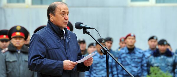 Министр внутренних дел Кыргызской Республики Мелис Турганбаев. Архивное фото - Sputnik Кыргызстан