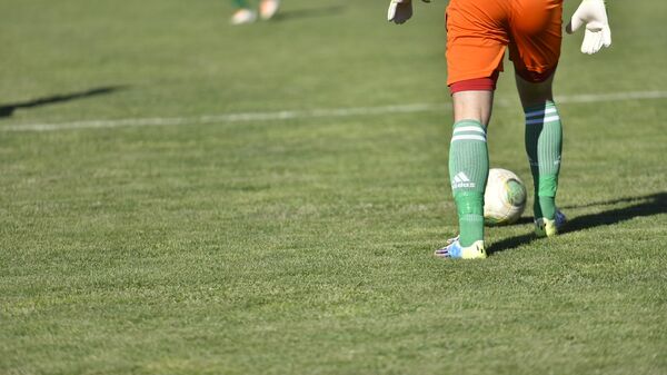 Футболист во время матча. Архивное фото - Sputnik Кыргызстан