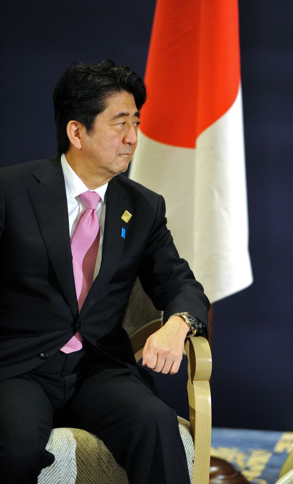 Премьер-министр Японии Синдзо Абэ. Архивное фото - Sputnik Кыргызстан