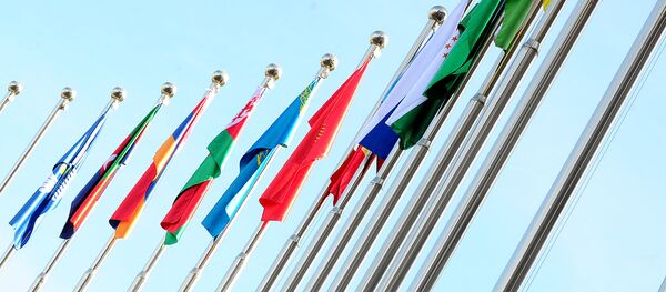 Флаги стран СНГ. Архивное фото - Sputnik Кыргызстан