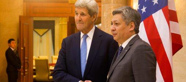 Визит Джона Керри в Кыргызстан Визит Джона Керри в Кыргызстан - Sputnik Кыргызстан