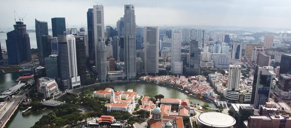 Вид на город Сингапур. Архивное фото - Sputnik Кыргызстан