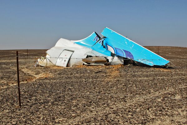 Обломки самолета Airbus A321 авиакомпании Когалымавиа потерпевшего крушение. Архивное фото - Sputnik Кыргызстан