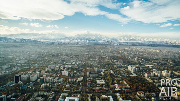 Осень в Бишкеке — взгляд улетающих птиц - Sputnik Кыргызстан