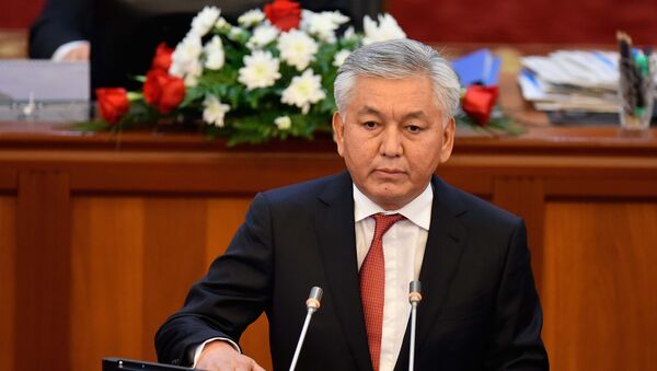 Лидер парламентской фракции СДПК Иса Омуркулов . Архивное фото - Sputnik Кыргызстан