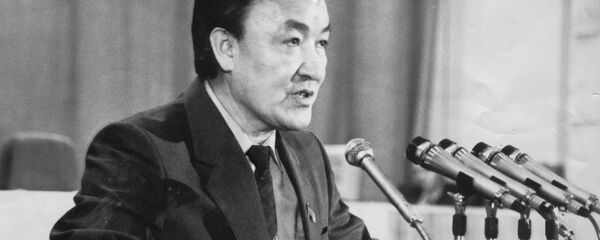 Государственный деятель и первый премьер-министр Кыргызстана, академик Инженерной академии СССР Насирдин Исанов. Архивное фото - Sputnik Кыргызстан