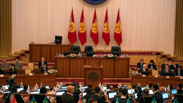 Зал заседания депутатов Жогорку Кенеша. Архивное фото - Sputnik Кыргызстан