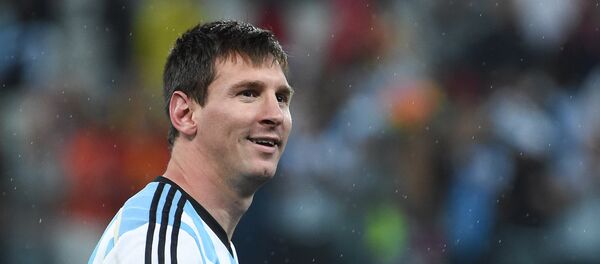 Барселона командасынын чабуулчусу Лионель Месси. Архив - Sputnik Кыргызстан