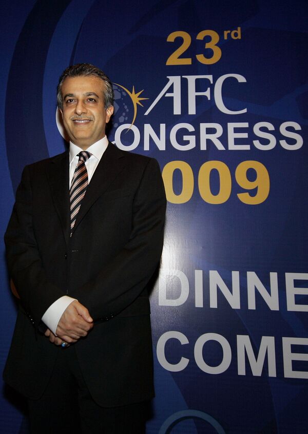 Президент Азиатской футбольной конфедерации (АФК) шейх Салман бин Ибрагим Аль-Халиф. Архивное фото - Sputnik Кыргызстан