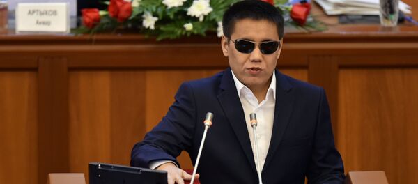 Депутат от фракции СДПК Дастан Бекешев. Архивное фото - Sputnik Кыргызстан