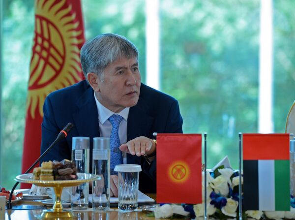 Президент Алмазбека Атамбаев. Архивное фото - Sputnik Кыргызстан