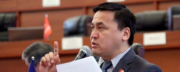 Депутат Жогорку Кенеша Каныбек Иманалиев. Архивное фото - Sputnik Кыргызстан