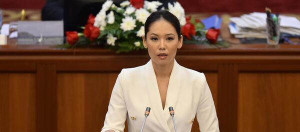 Эмгек жана социалдык өнүгүү министринин орун басары Лунара Мамытова. Архив - Sputnik Кыргызстан