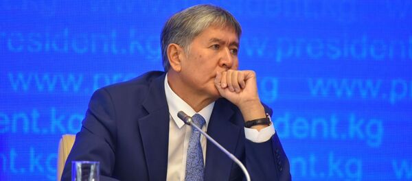 Президент Кыргызской Республики Алмазбек Атамбаев. Архивное фото - Sputnik Кыргызстан