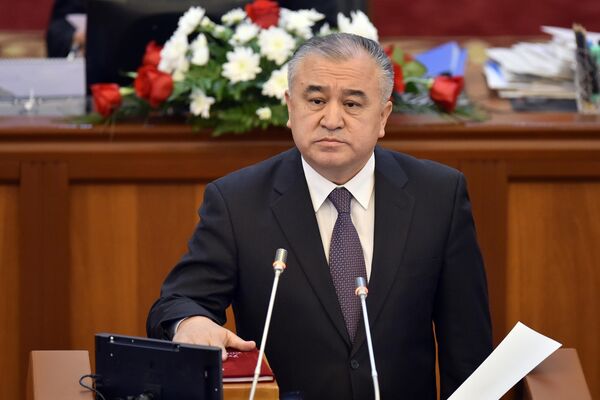 Лидер партии Ата Мекен Омурбек Текебаев - Sputnik Кыргызстан