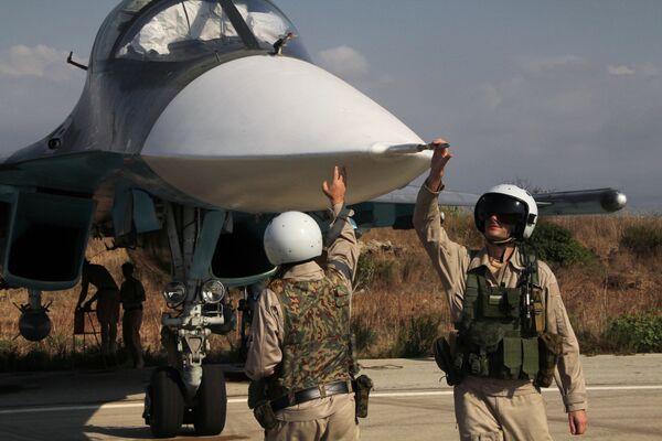 Российская боевая авиация на аэродроме Хмеймим в Сирии - Sputnik Кыргызстан