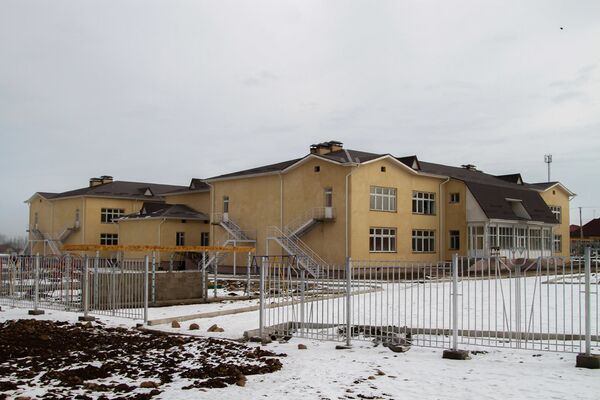 Строящийся детский сад в жилмассиве Кок-Джар. - Sputnik Кыргызстан