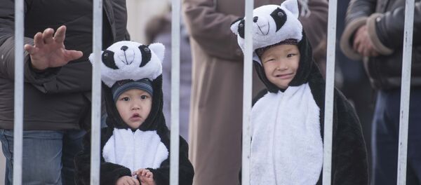 Празднование нового года в Бишкеке - Sputnik Кыргызстан