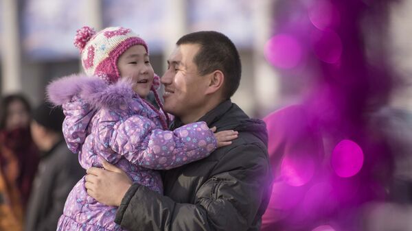 Празднование нового года в Бишкеке - Sputnik Кыргызстан